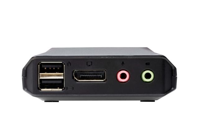 ATEN 2-Port USB-C DisplayPort Hybrid Cable KVM Switch 