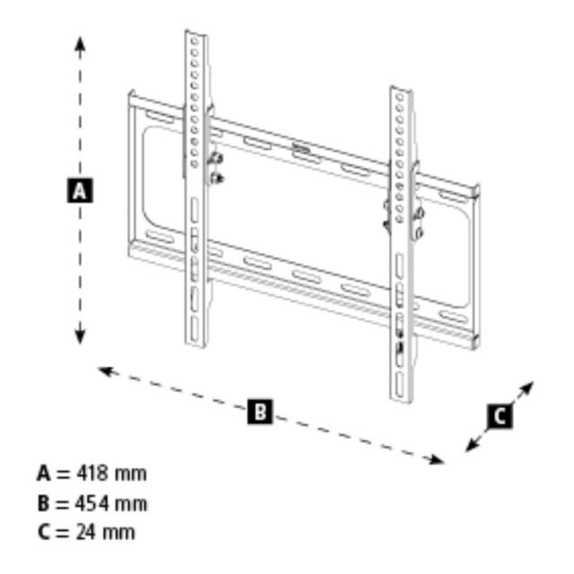 Стойка за TV, 191 см (75"), HAMA-118069 