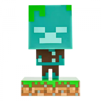 Лампа Paladone Minecraft - Drowned Zombie Icon Light