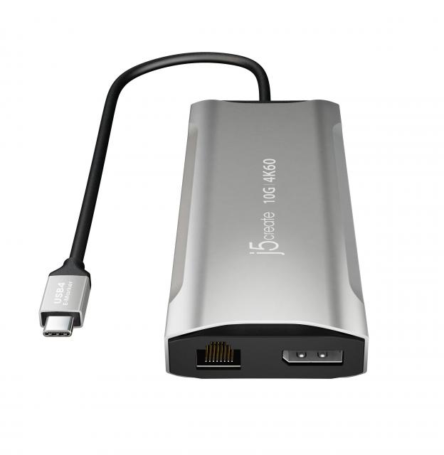 Докинг станция j5create JCD397 100W, 4K60 Elite USB-C, 10Gbps 