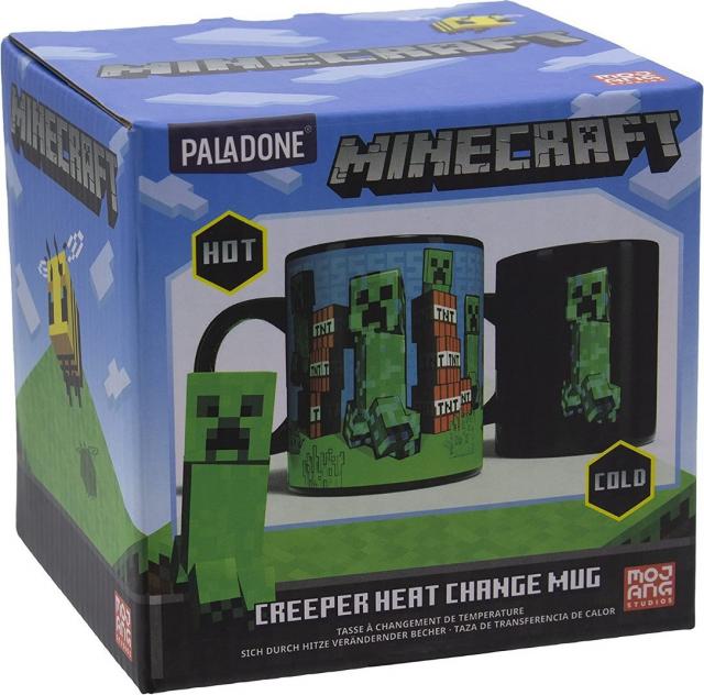 Чаша Paladone Minecraft Creeper Heat Change Mug 