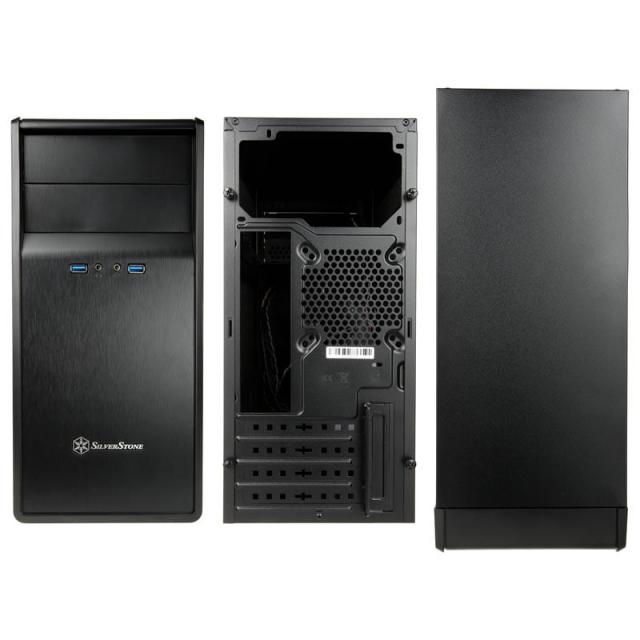 Кутия за компютър Silverston SST-PS09B Precision, MicroATX 