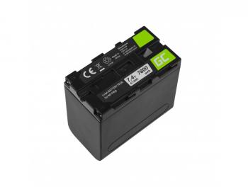 Camera Battery for SONY NP-F960 LiIon 7.4V 7800mAh GREEN CELL