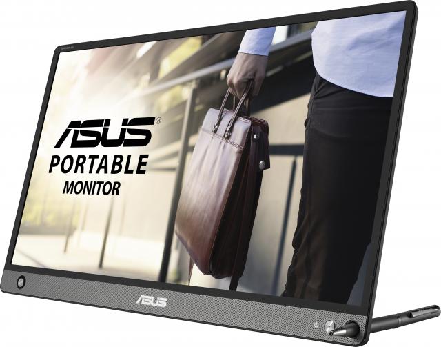 Монитор ASUS ZenScreen Go MB16AHP 15.6" FHD (1920x1080) IPS, USB Type-C, Преносим 