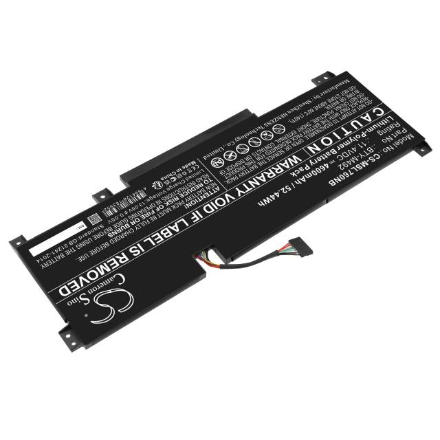 Laptop Battery for MSI Katana GF76 11UD-050  CS-MSL760NB  BTY-M492 11,4V 4600mAh CAMERON SINO 