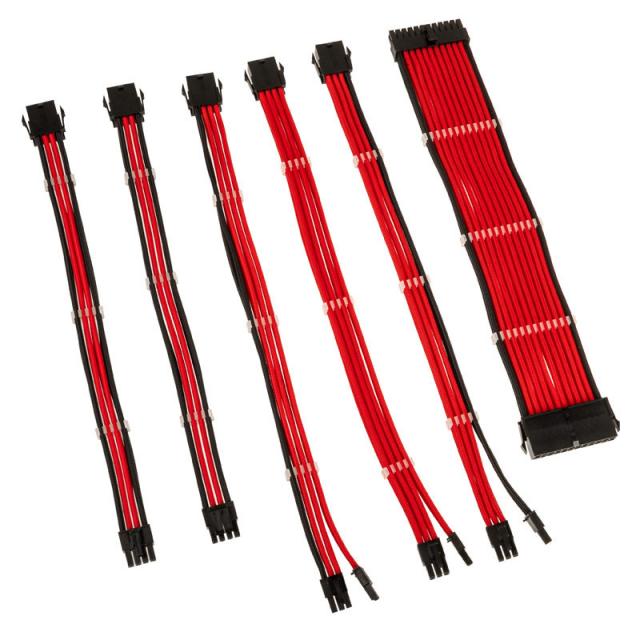 Sleeved Extension Cable Kit Kolink Core, Red 