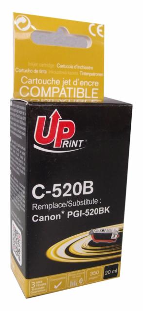 Ink cartridge UPRINT PGI520 CANON, WITH CHIP, Black 