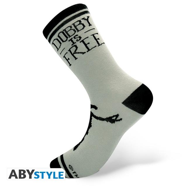 ABYSTYLE HARRY POTTER Socks Black & Grey Dobby 