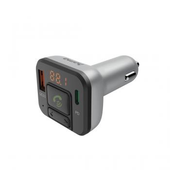 Hama FM Transmitter with Bluetooth, 1xUSB-C,1xUSB-A, 14169