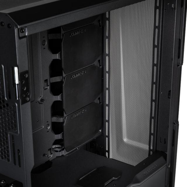 Кутия Phanteks G500A TG D-RGB Mid-Tower, Fanless, Черна 