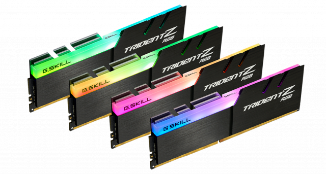 Memory G.SKILL Trident Z RGB 64GB(4x16GB) DDR4 3600MHz F4-3600C17Q-64GTZR 