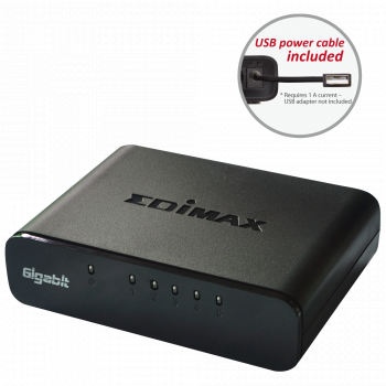 Switch EDIMAX ES-5500G V3, 5 Ports, Gigabit