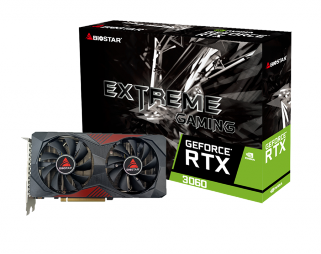 Graphic card BIOSTAR GeForce RTX 3060 12GB GDDR6 