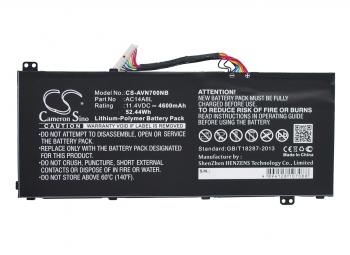 Laptop Battery for Acer Aspire Nitro V15 VN7-571G VN7-572G VN7-591G VN7-592G i V17 VN7-791G VN7-792G  AC14A8L 11.4V 4600mAh CAMERON SINO