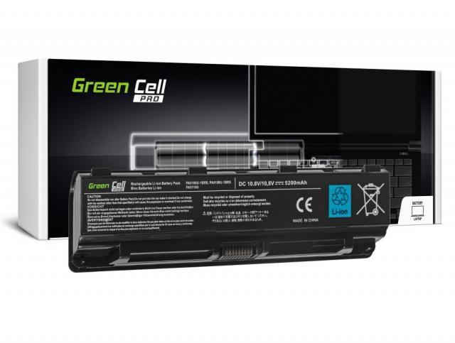 Батерия за лаптоп GREEN CELL, Toshiba Satellite C50 C50D C55 C55D C70 C75 L70 P70 P75 S70 S75 PA5109, 10.8V, 5200mAh 