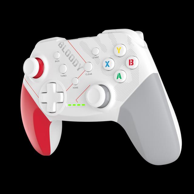 Gamepad A4tech Bloody GPW50, Dual-mode Wireless & Wired, White 