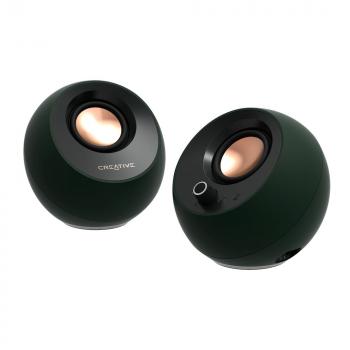 Sound System Creative PEBBLE PRO, 2.0, RGB, Black