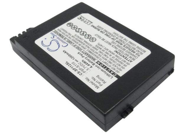 Батерия Cameron Sino, За плейстейшън Sony PSP-S110 PSP-2000, PSP-3000 CS-SP112SL, LiIon 3.7V, 1200mAh  