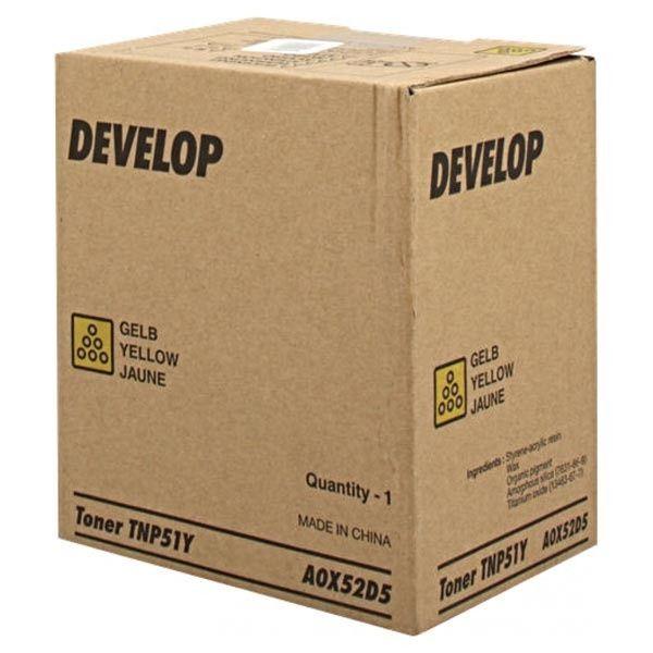 Toner Cartridge DEVELOP TNP51Y, ineo+3110, 5000 k., A0X52D5, Yellow 