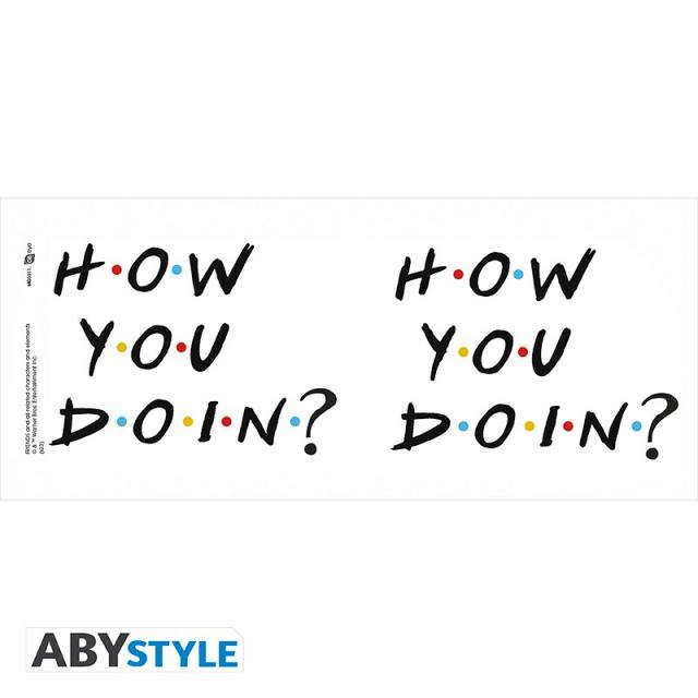 Чаша ABYSTYLE FRIENDS, How You Doin, 320 ml 