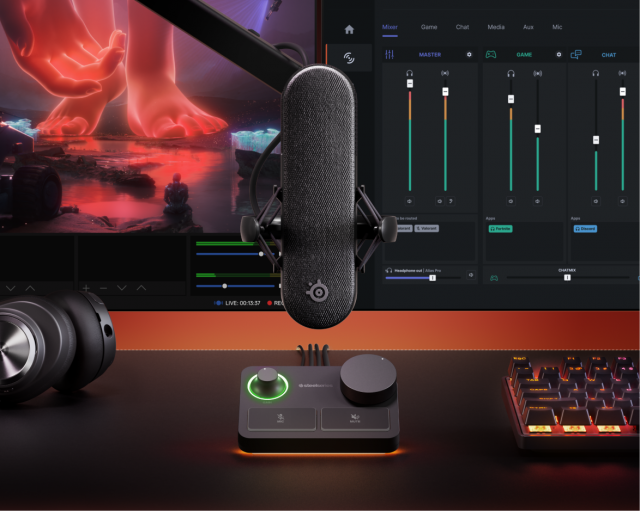 Desktop XLR Microphone SteelSeries Alias PRO 