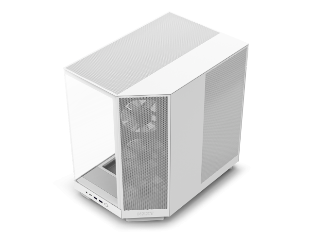 Case NZXT H6 Flow RGB Matte White - Middle Tower 