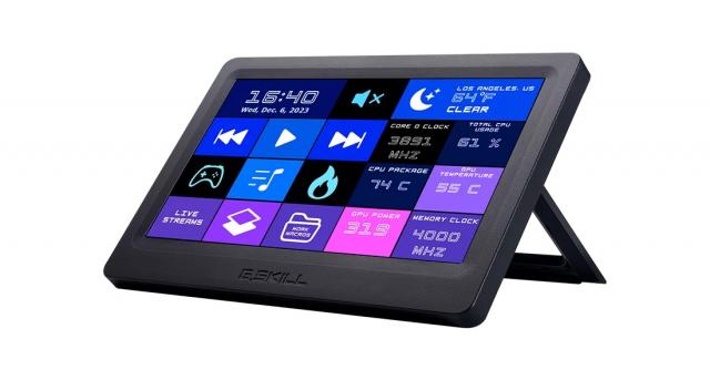 G.SKILL WigiDash Widget Dashboard 7-inch Touch Panel USB Powered 