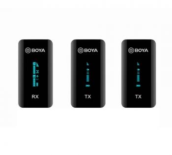 BOYA 2.4GHz Ultra-compact Wireless Microphone System BY-XM6-S2