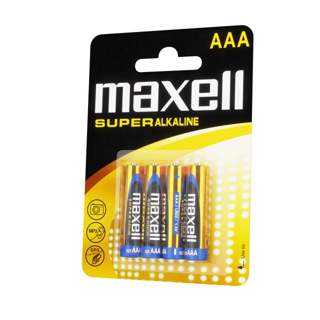 Супералкални батерии MAXELL LR03 XL /4 бр. в опаковка/ 1.5V 