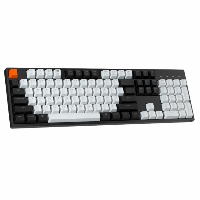 Геймърска Механична клавиатура Keychron C2 Full-Size Gateron G Pro Brown Switch White LED ABS 