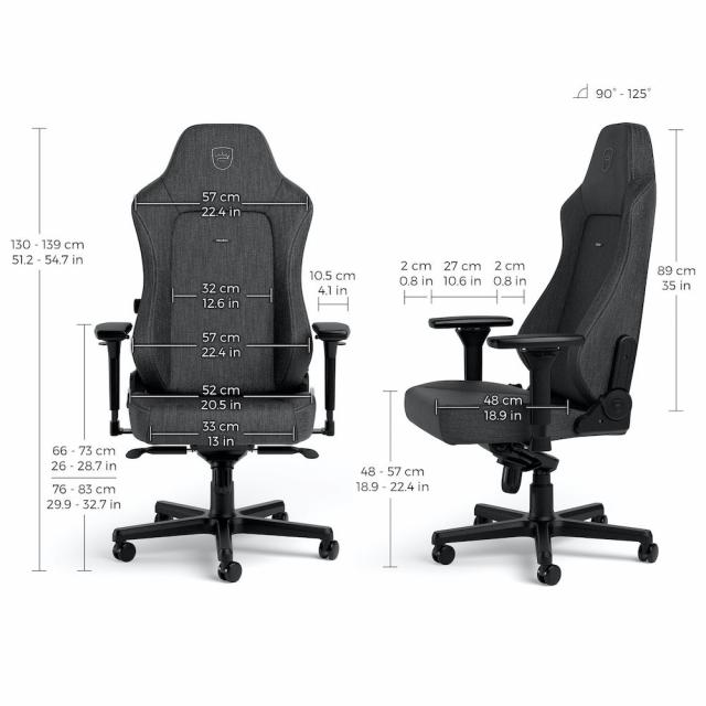 Геймърски стол noblechairs HERO TX, Grey 