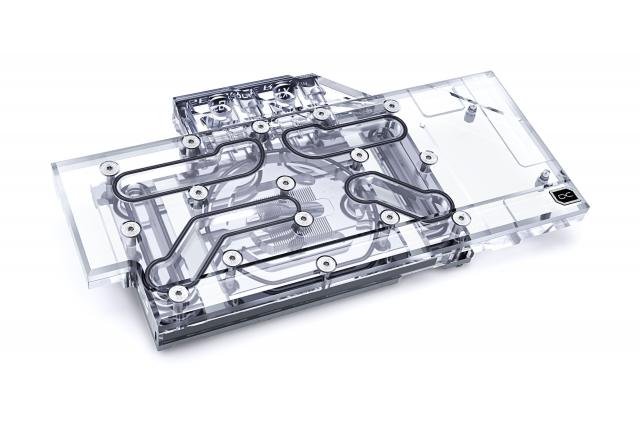 GPU Water Block Alphacool Eisblock Aurora Acryl GPX-N RTX 3090/3080 Gaming/Eagle with Backplate 