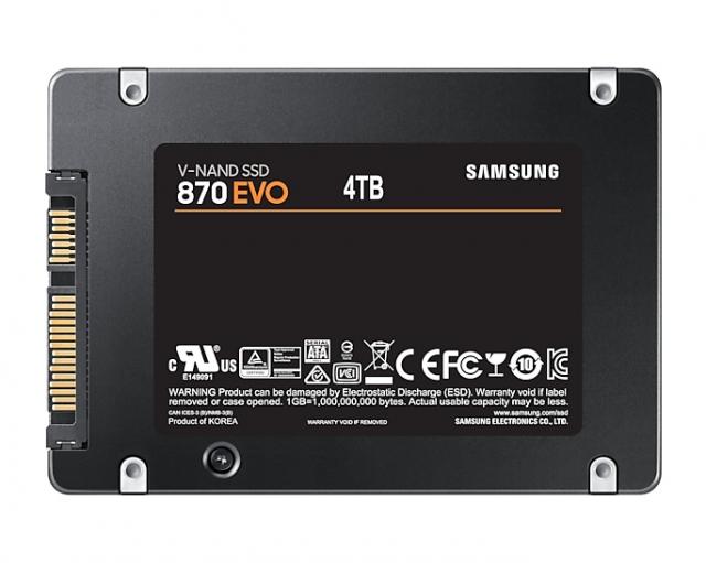 SSD SAMSUNG 870 EVO SATA 2.5”, 4TB, SATA 6 Gb/s, MZ-77E4T0B/EU 