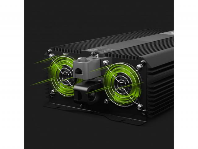 Инвертор PRO GREEN CELL, 12/220V, DC/AC, 3000W/6000W, Модифицирана синусоида 