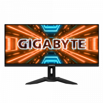 Геймърски Монитор Gigabyte M34WQ-EK, 34" IPS WQHD (3480 x 1440), 144Hz, 1ms, HDR400