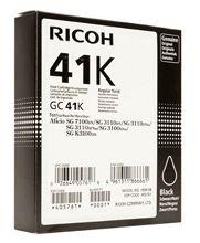 Мастило гел RICOH GC41K, 2500 копия, Черен 