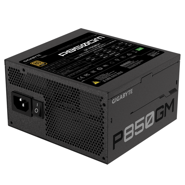 Power Supply Gigabyte P850GM, 850W 80+ GOLD Modular 