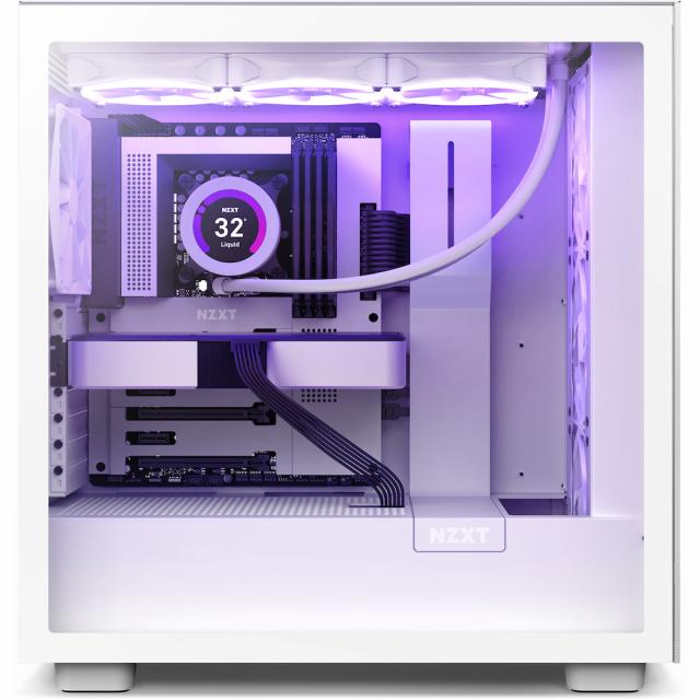 Case NZXT H7 Elite Matte White 