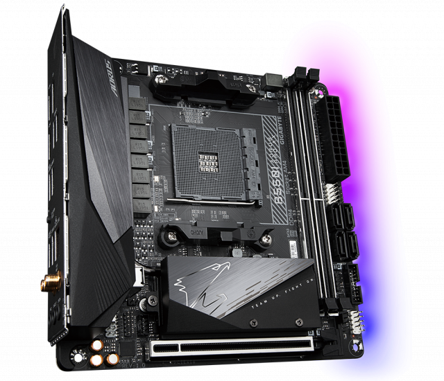 Motherboard GIGABYTE B550I AORUS PRO AX, Socket AM4 