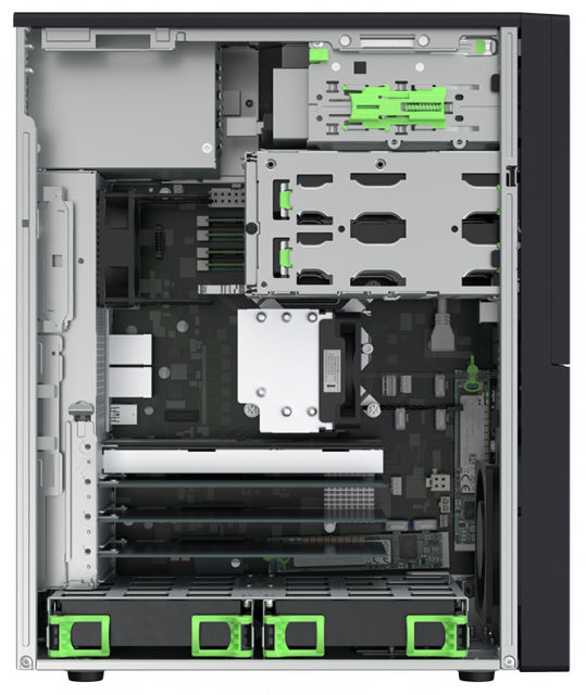 Server Fujitsu  Primergy TX1310 M5 LFF Xeon E-2324G 16GB U 1Rx8 3200 2x1TB HDD SATA 3.5inch PSU Std TPM 2.0 