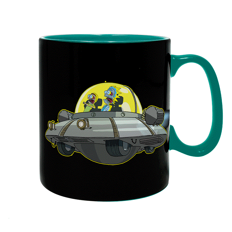 Чаша ABYSTYLE RICK AND MORTY Heat Change Mug Spaceship