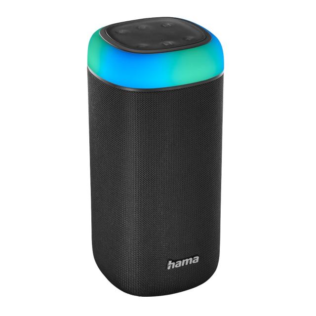 Hama "Shine 2.0" Bluetooth® Loudspeaker, LED, Splash-Protected, 30W, blk 