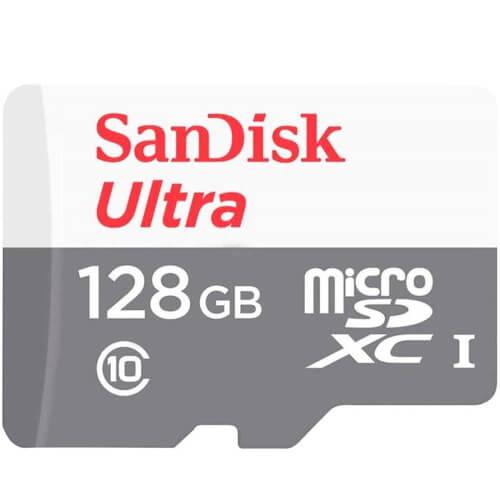 Карта памет SANDISK Ultra microSDXC UHS-I, 128GB, Class 10, 100Mb/s 