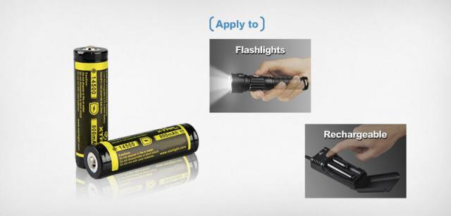 Акумулаторна батерия LiIon  AA R6  3,7V 800mAh  XTAR 