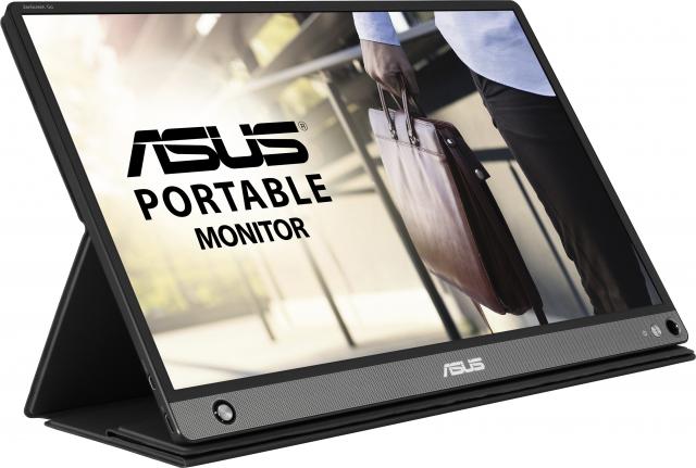 Монитор ASUS ZenScreen Go MB16AHP 15.6" FHD (1920x1080) IPS, USB Type-C, Преносим 