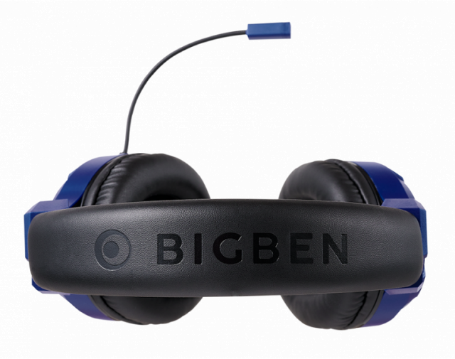 Геймърски слушалки Nacon Bigben PS4 Official Headset V3 Blue, Микрофон, Син 