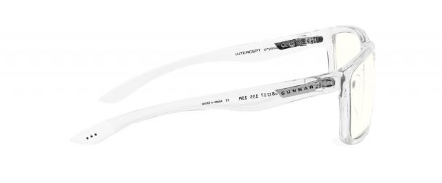 Home and Office glasses Gunnar Intercept Crystal, Clear, White 