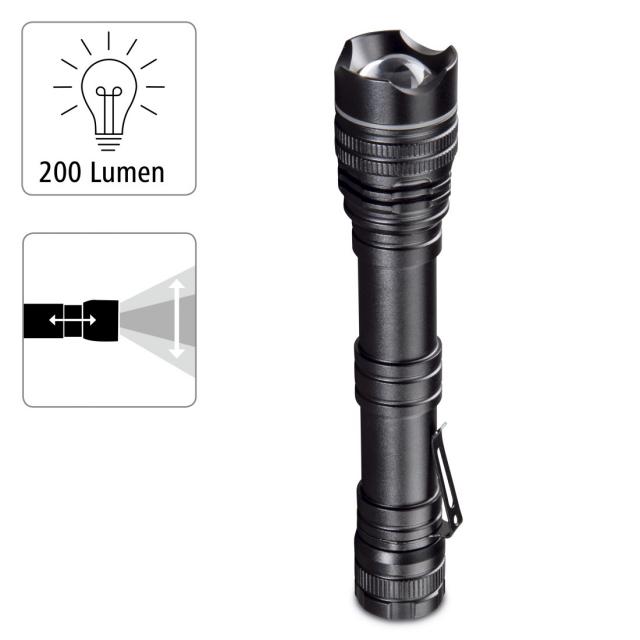 "Professional 4" LED Torch HAMA 136671, 200 lm 