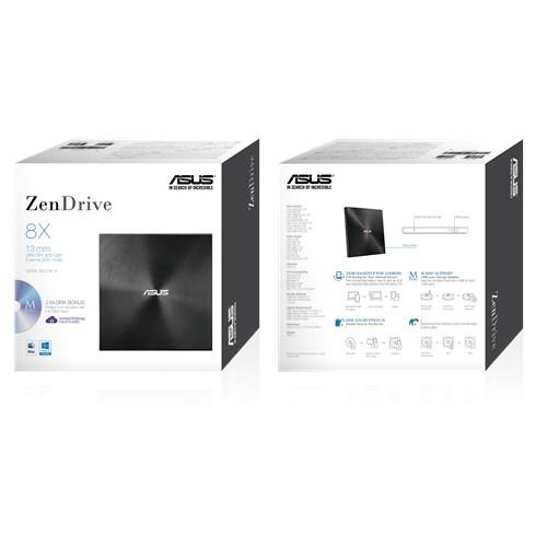 DVD Writer ASUS ZenDrive U7M Ultra-slim, USB 2.0, Black 