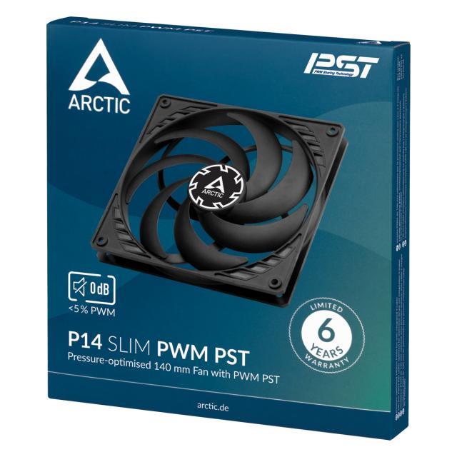 Вентилатор ARCTIC P14 SLIM PWM PST 